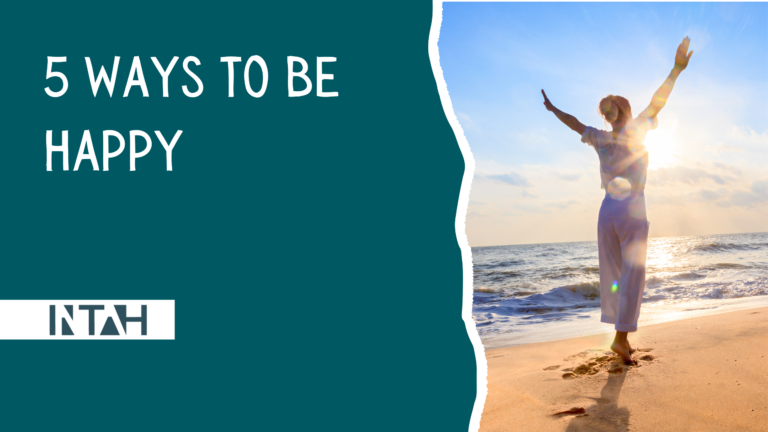 Woman being happy on a beach